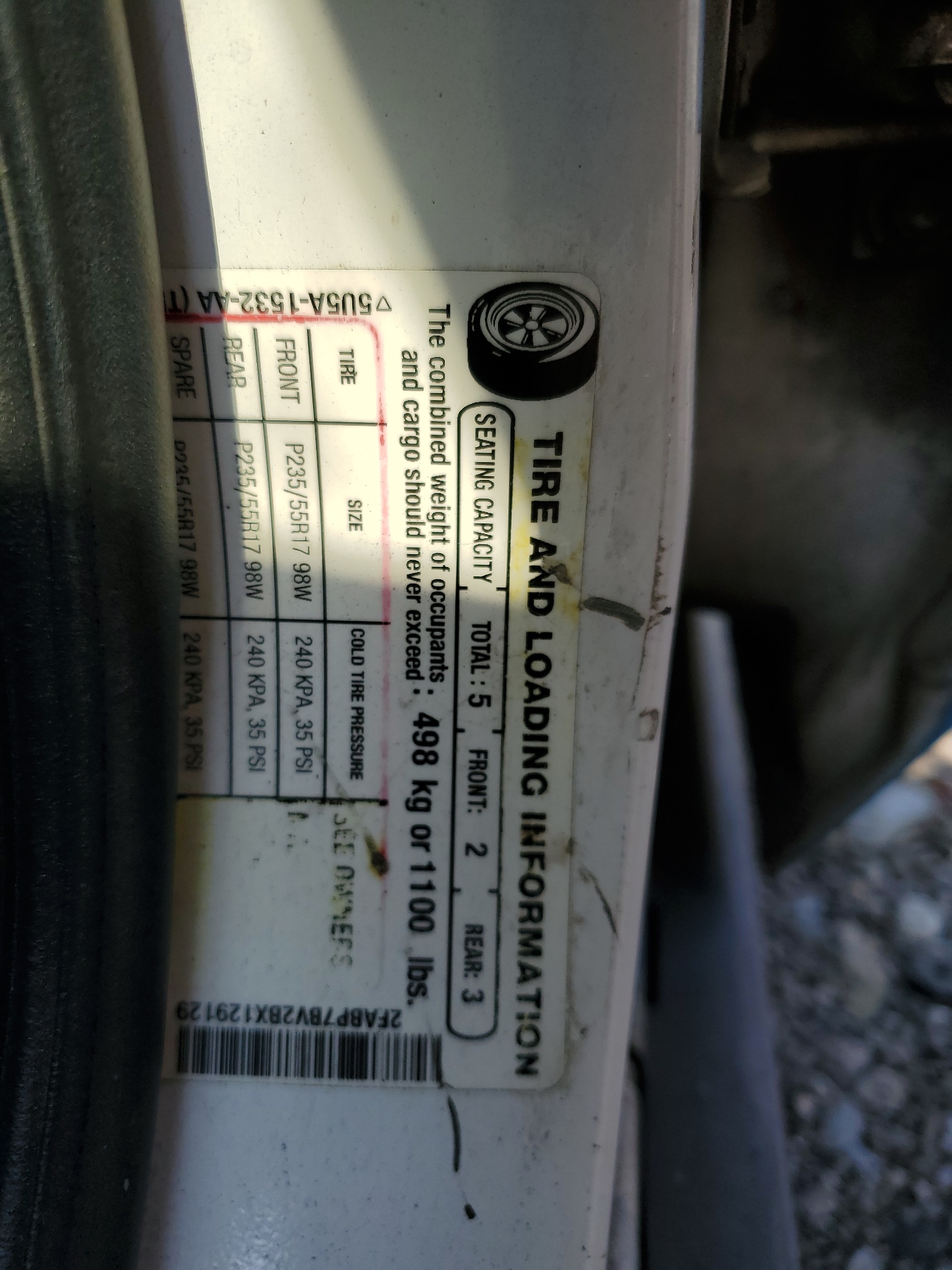 2FABP7BV2BX129129 2011 Ford Crown Victoria Police Interceptor