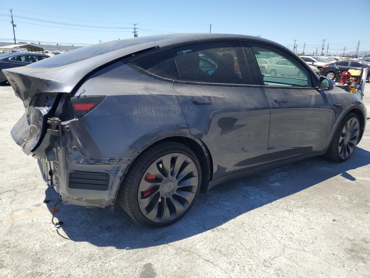 VIN 7SAYGDEF5PF595543 2023 TESLA MODEL Y no.3