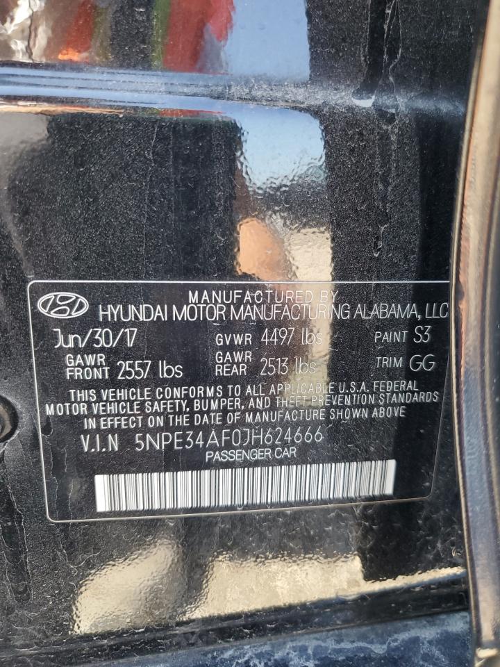 5NPE34AF0JH624666 2018 Hyundai Sonata Sport