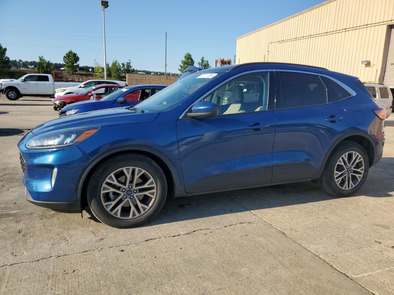 2022 Ford Escape Sel blue null gas 1FMCU0H64NUB92061 photo #1