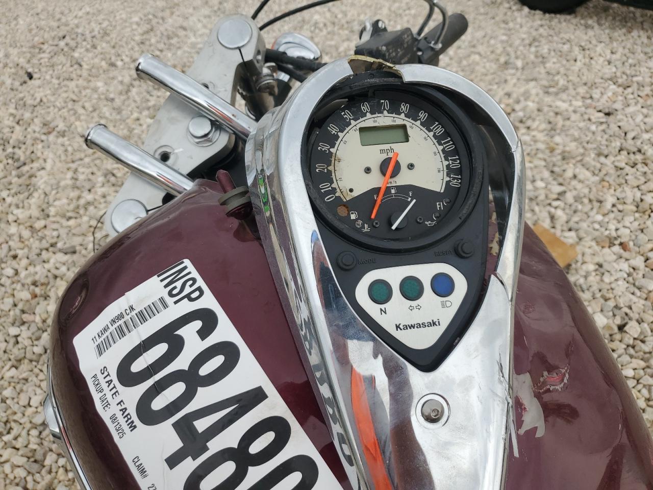 2011 Kawasaki Vn900 C VIN: JKAVN2C13BA045867 Lot: 68480455