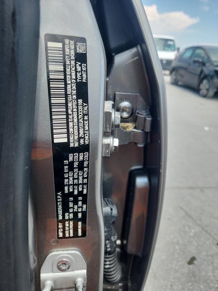 2019 Maserati Levante VIN: ZN661XUA7KX335168 Lot: 69837095