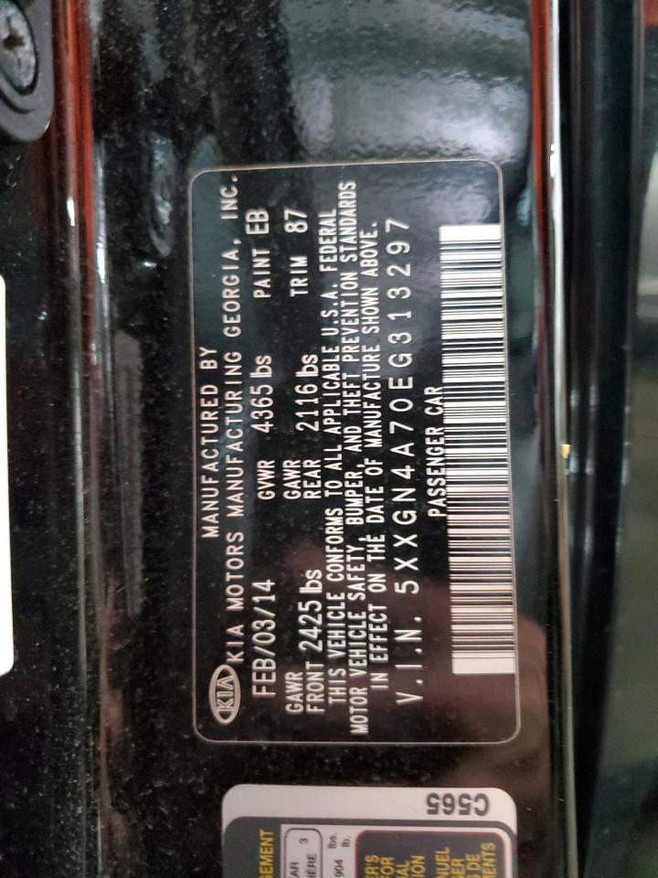 2014 Kia Optima Ex VIN: 5XXGN4A70EG313297 Lot: 67929265