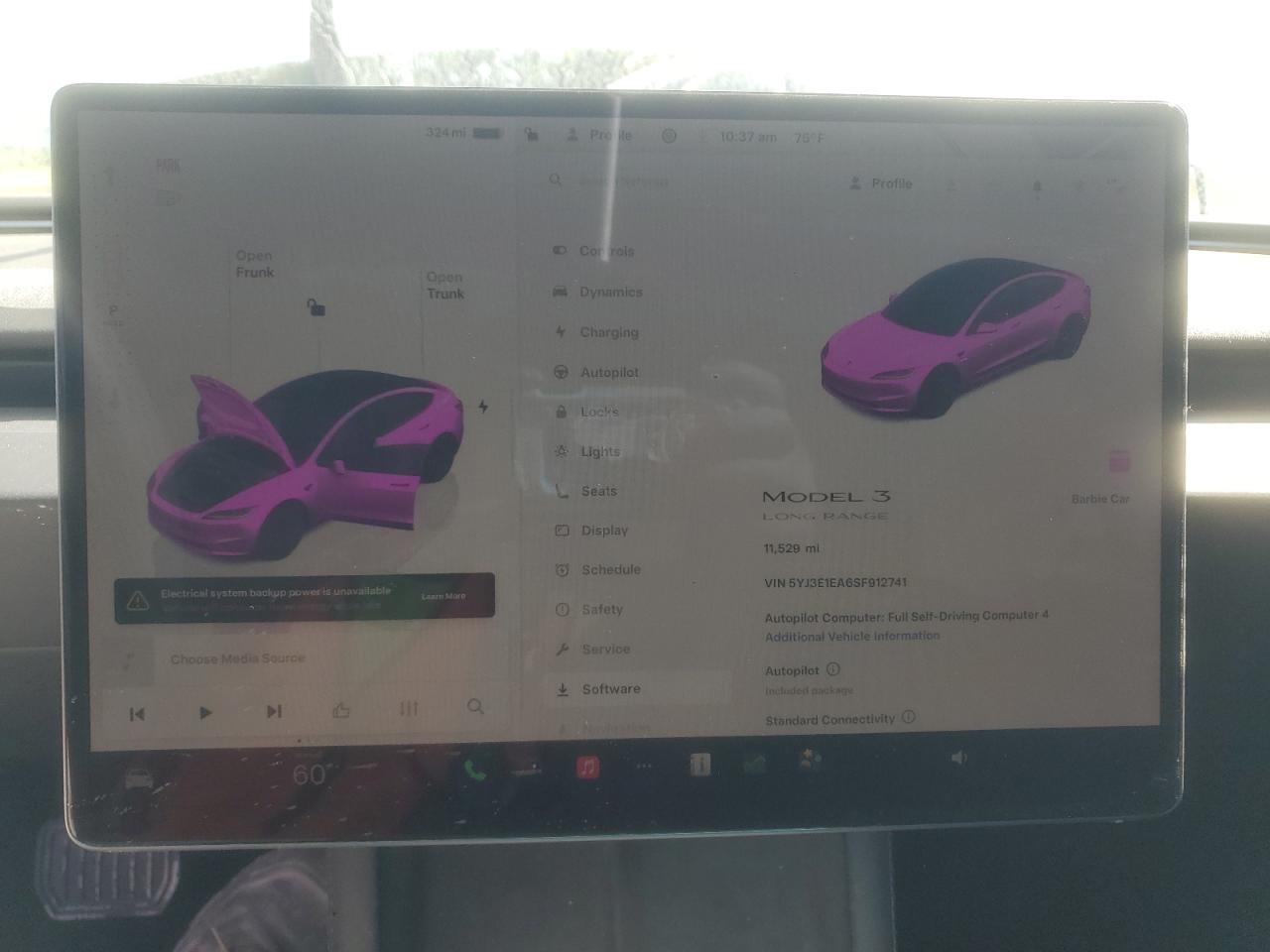 2025 Tesla Model 3 VIN: 5YJ3E1EA6SF912741 Lot: 68124585