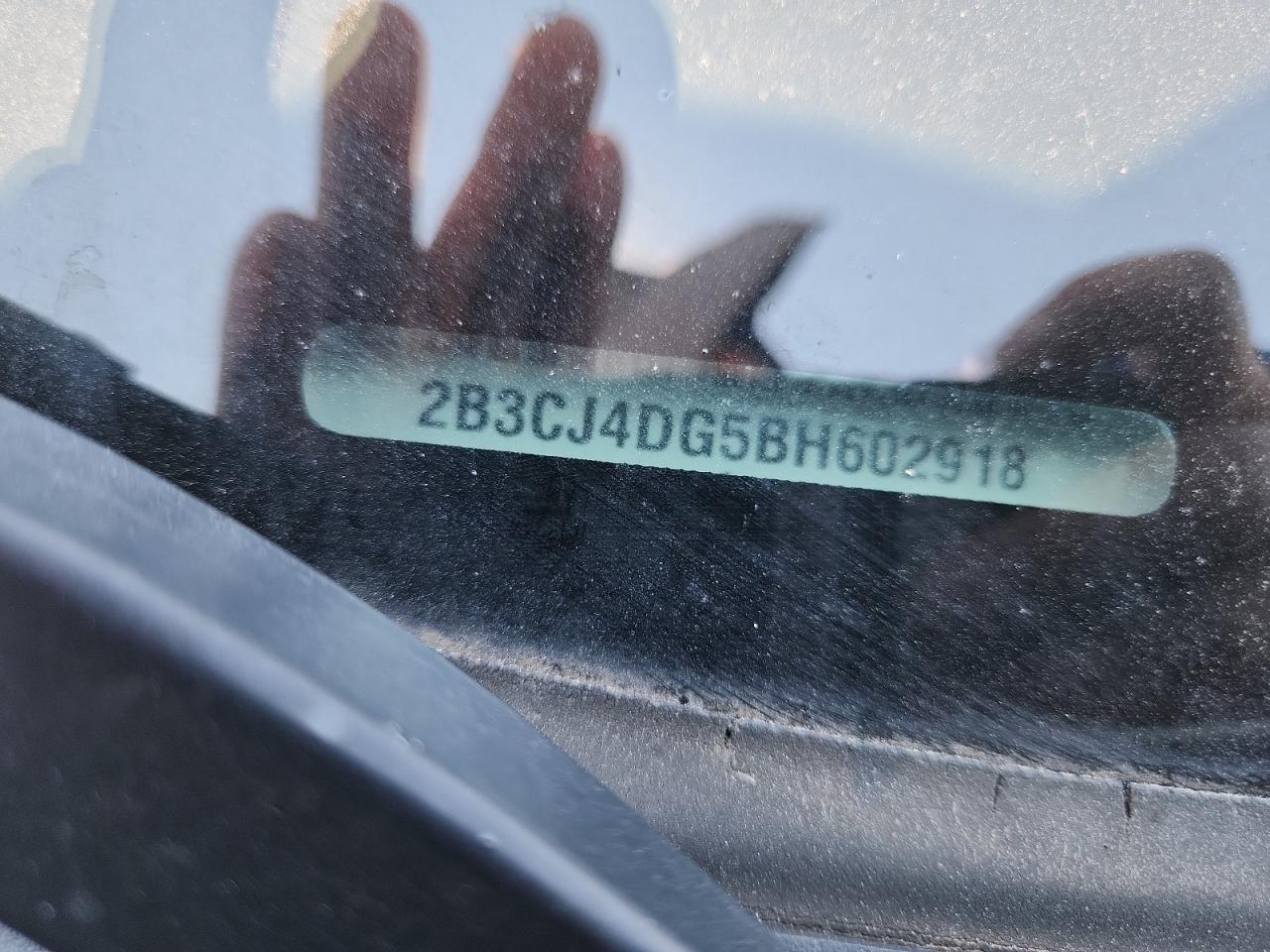 2011 Dodge Challenger VIN: 2B3CJ4DG5BH602918 Lot: 70477255