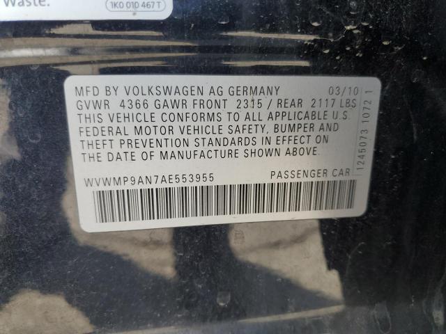 2010 VOLKSWAGEN CC SPORT  