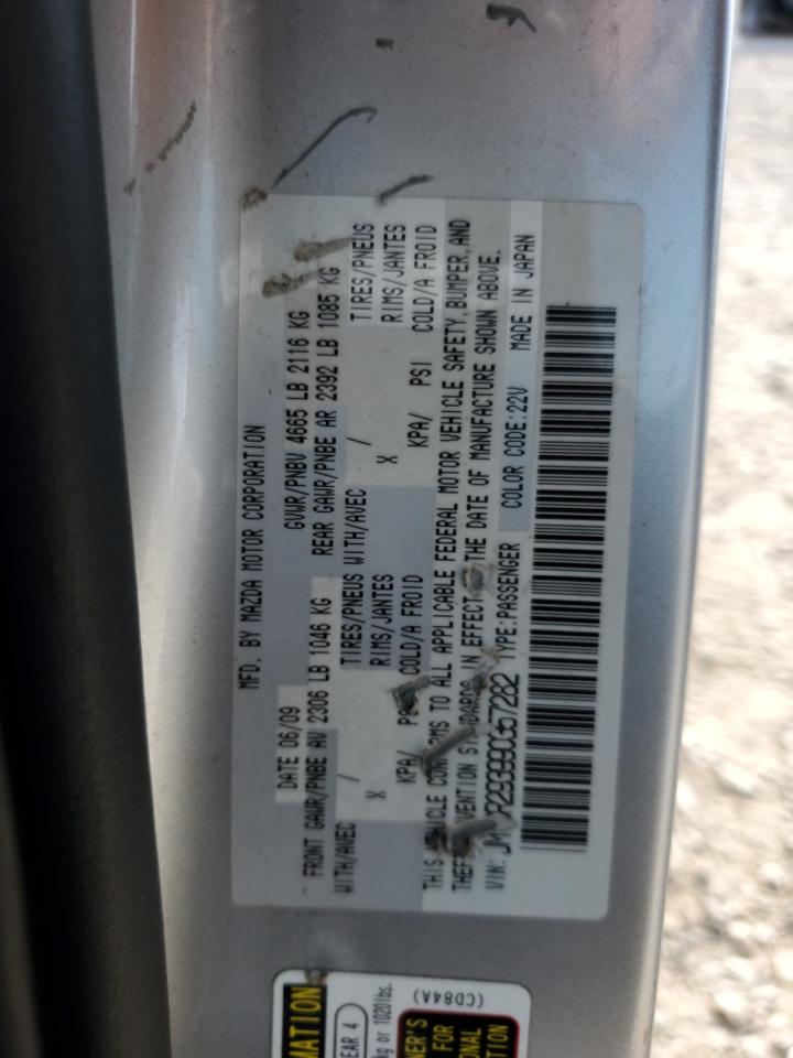 2009 Mazda 5 VIN: JM1CR293990357282 Lot: 71061185