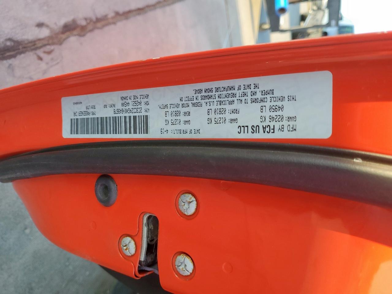 2019 Dodge Challenger Sxt VIN: 2C3CDZAGXKH649678 Lot: 68819435