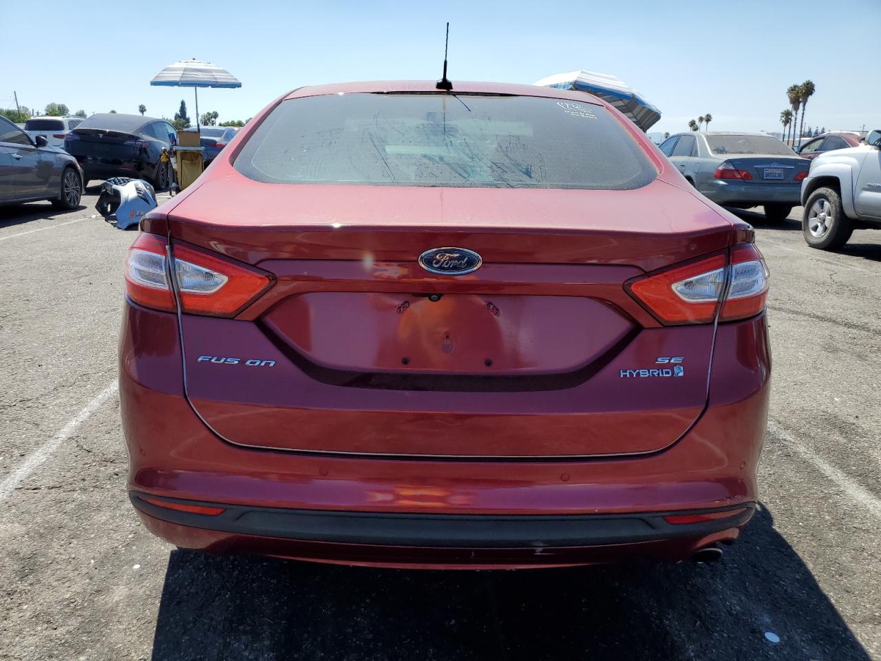 2014 Ford Fusion Se Hybrid VIN: 3FA6P0LU6ER186144 Lot: 67633675