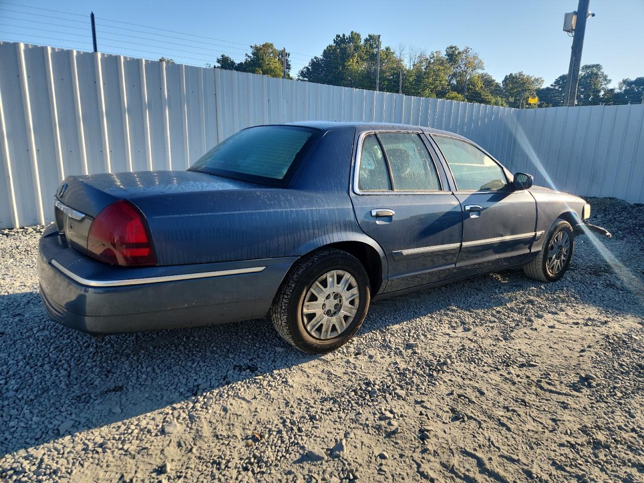 2007 Mercury Grand Marquis Gs blue null flexible 2MEFM74V57X627168 photo #4
