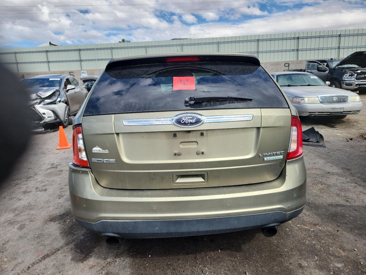 2013 Ford Edge Limited VIN: 2FMDK3K93DBA48259 Lot: 70786885