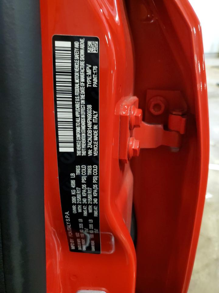 2022 Jeep Renegade Latitude VIN: ZACNJDB14NPN90038 Lot: 70385625