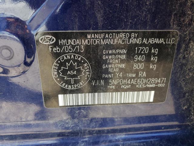2013 HYUNDAI ELANTRA GLS  