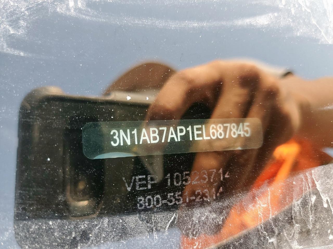 2014 Nissan Sentra S VIN: 3N1AB7AP1EL687845 Lot: 67307285