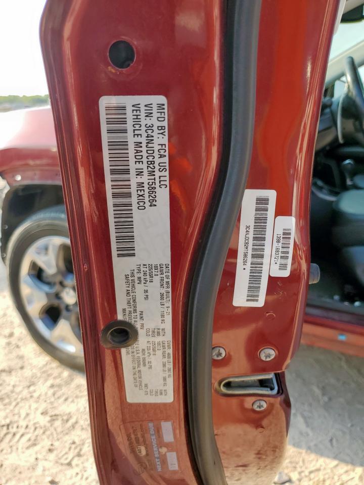 2021 Jeep Compass Limited VIN: 3C4NJDCB2MT586264 Lot: 68965815