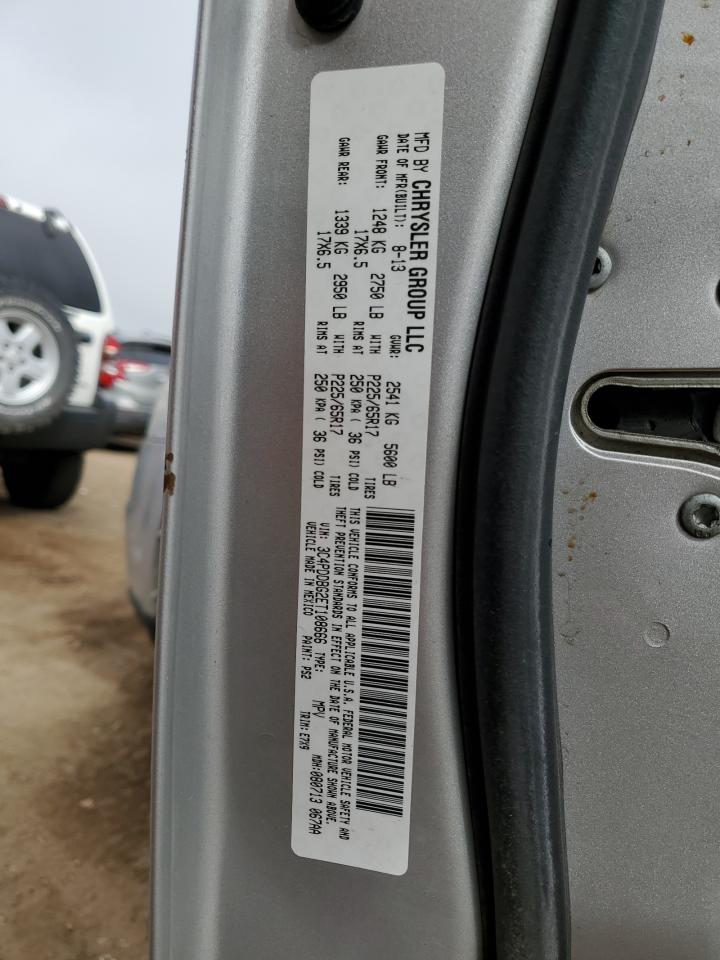 2014 Dodge Journey Sxt VIN: 3C4PDDBG2ET108666 Lot: 70464595