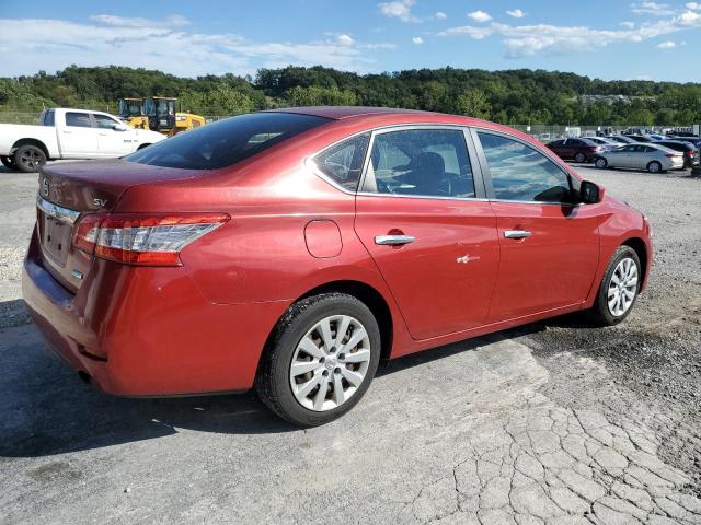  NISSAN SENTRA 2014 Czerwony