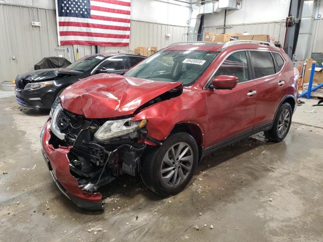  NISSAN ROGUE 2016 Красный