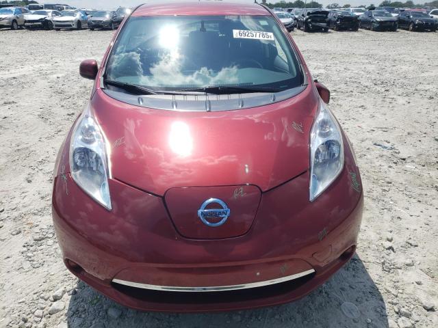  NISSAN LEAF 2015 Czerwony
