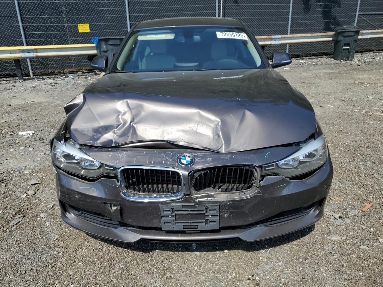 2015 BMW 328 I VIN: WBA3A5C5XFF607380 Lot: 70839195