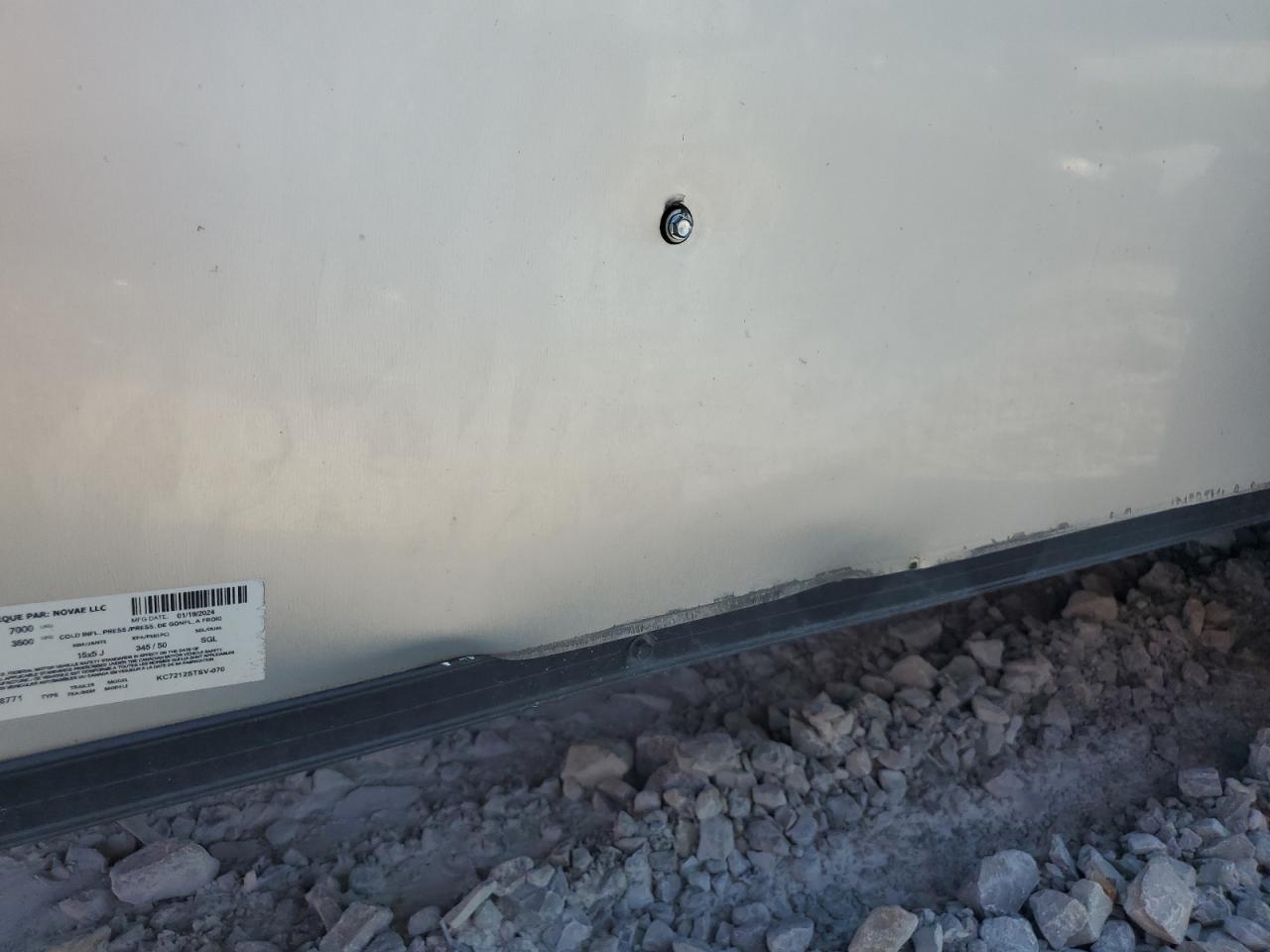 2024 Compass Kc7212Stsv-070 Enclosed Cargo Trailer VIN: 5JWRE1223RX108771 Lot: 65925465