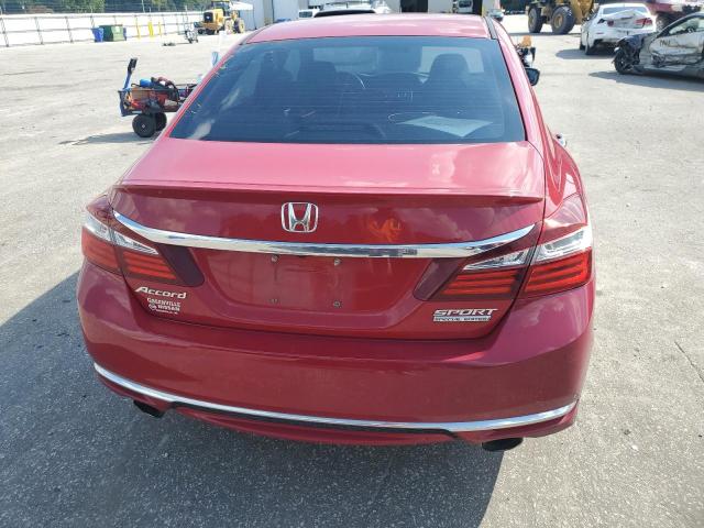  HONDA ACCORD 2017 Красный