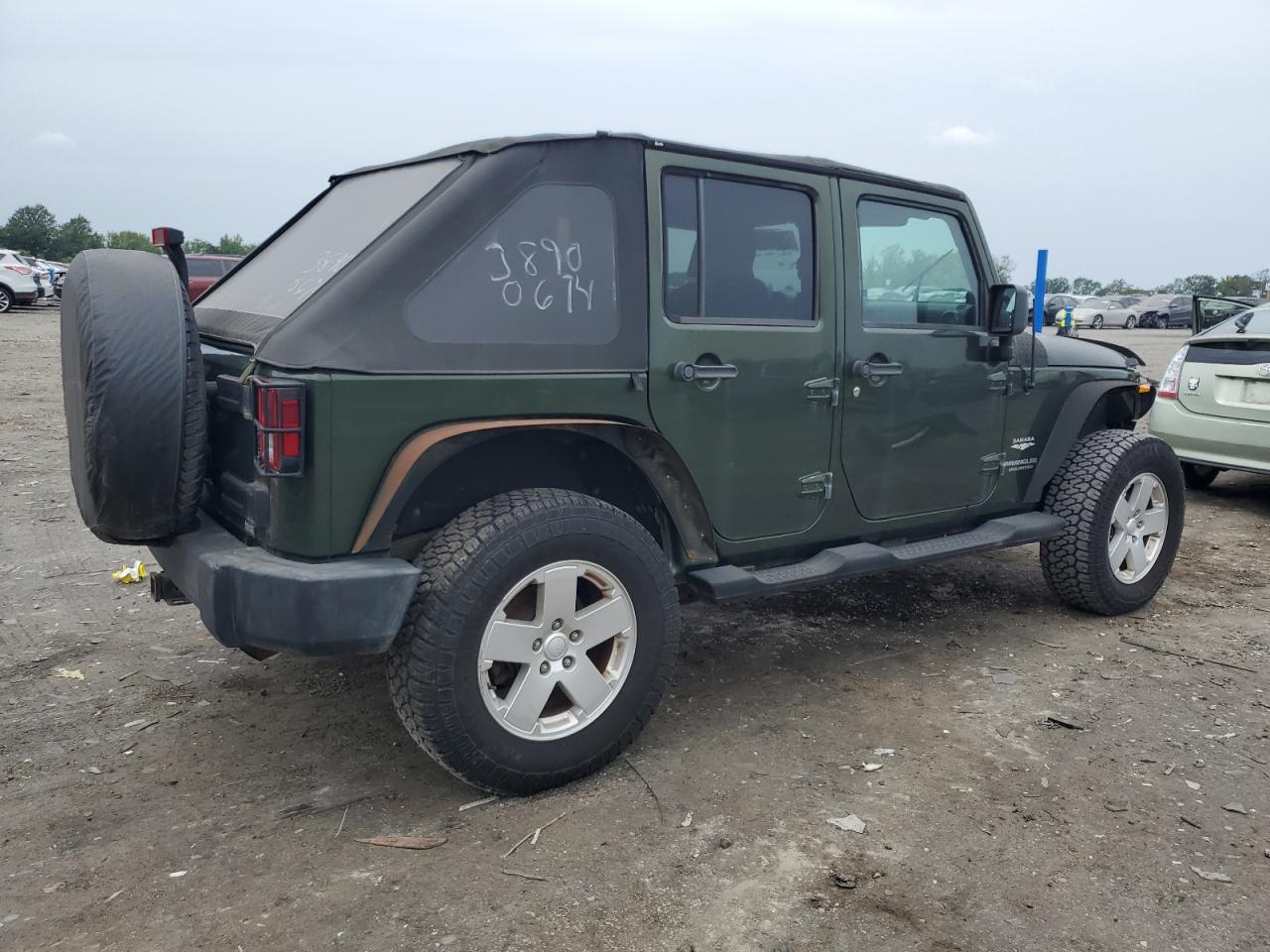 2007 Jeep Wrangler Sahara green null gas 1J4GA59197L161289 photo #4