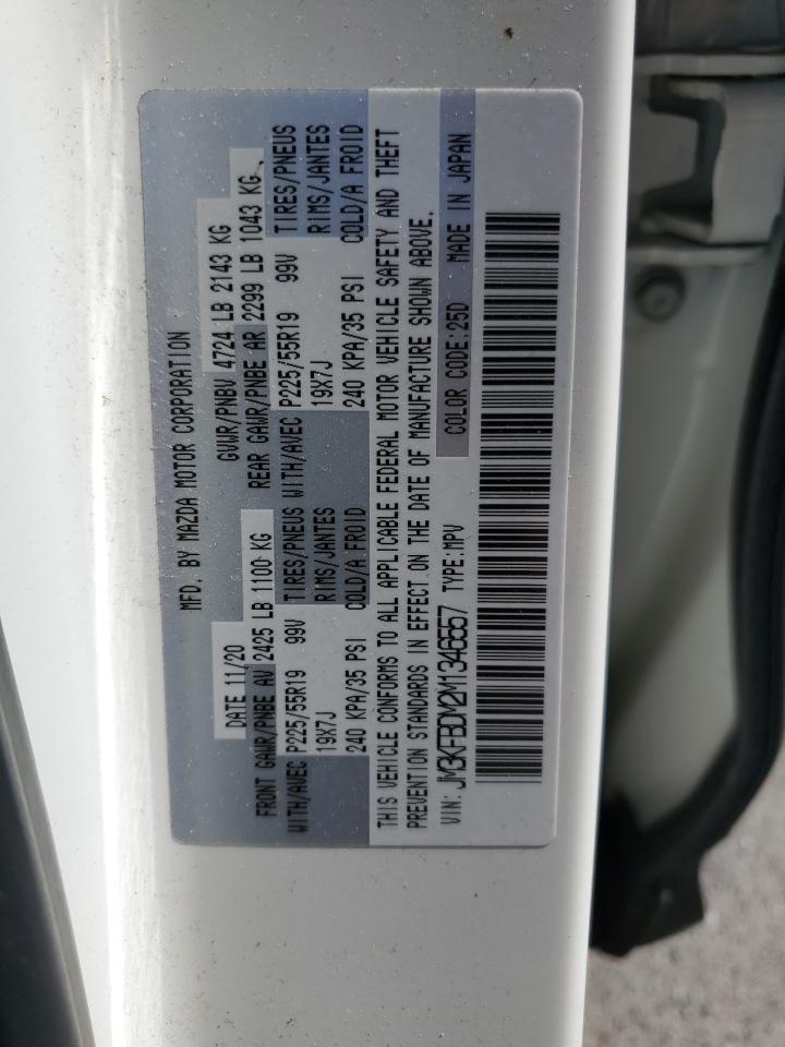 2021 Mazda Cx-5 Grand Touring VIN: JM3KFBDM2M1346557 Lot: 70588405