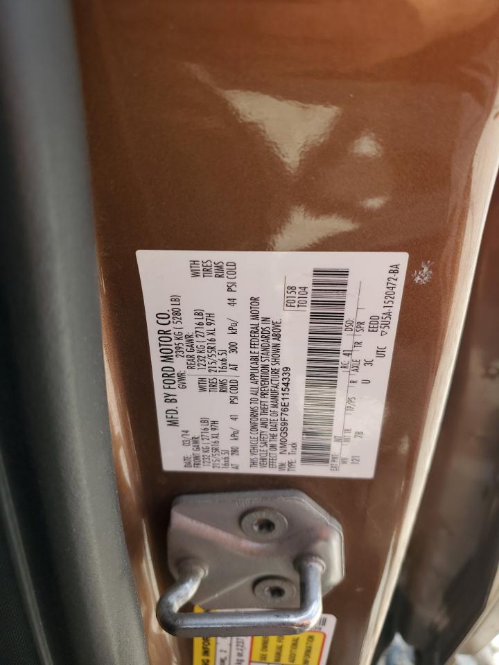 2014 Ford Transit Connect Xlt VIN: NM0GS9F76E1154339 Lot: 70400085