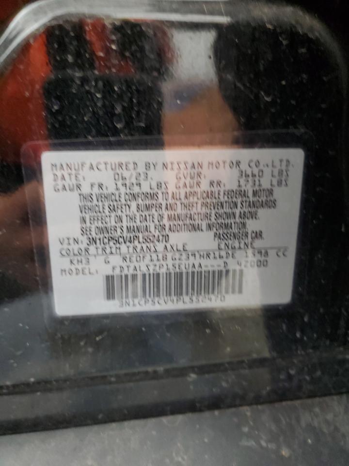 2023 Nissan Kicks Sv VIN: 3N1CP5CV4PL552470 Lot: 69659495