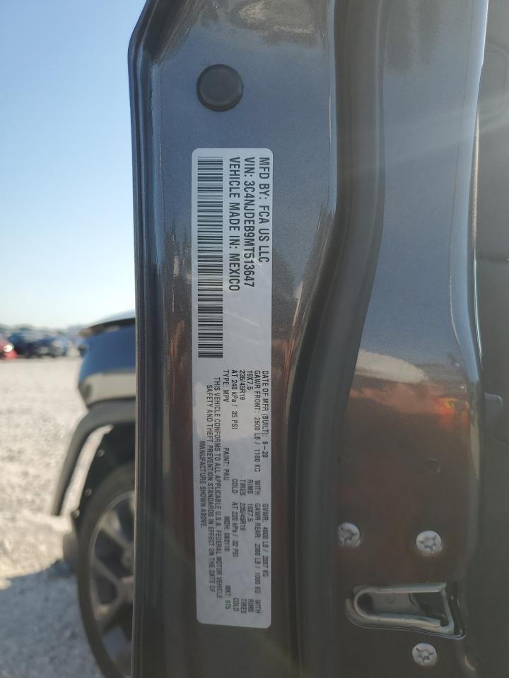 2021 Jeep Compass 80Th Edition VIN: 3C4NJDEB9MT513647 Lot: 69416225