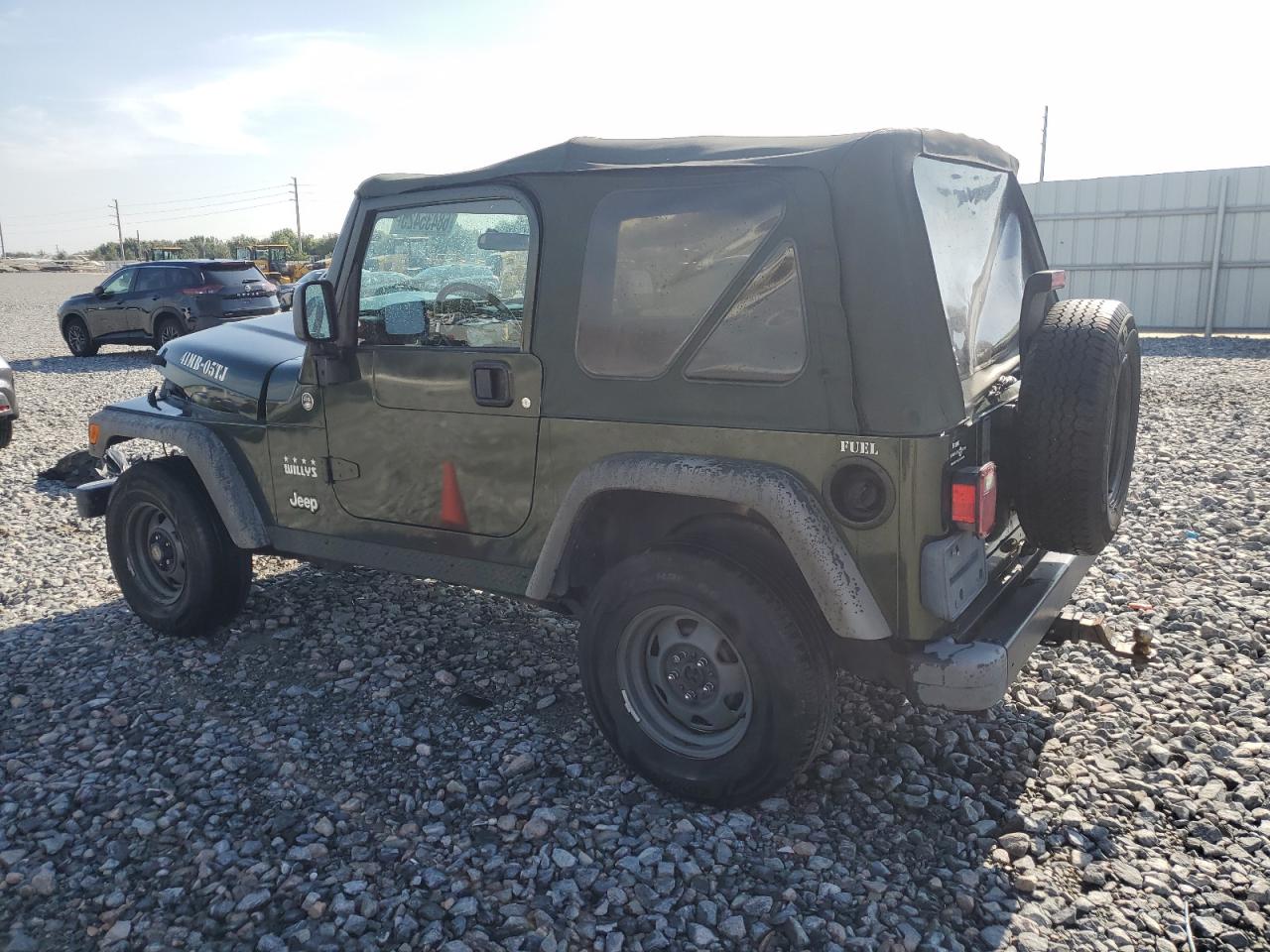 2005 Jeep Wrangler X green null gas 1J4FA39S05P312454 photo #3