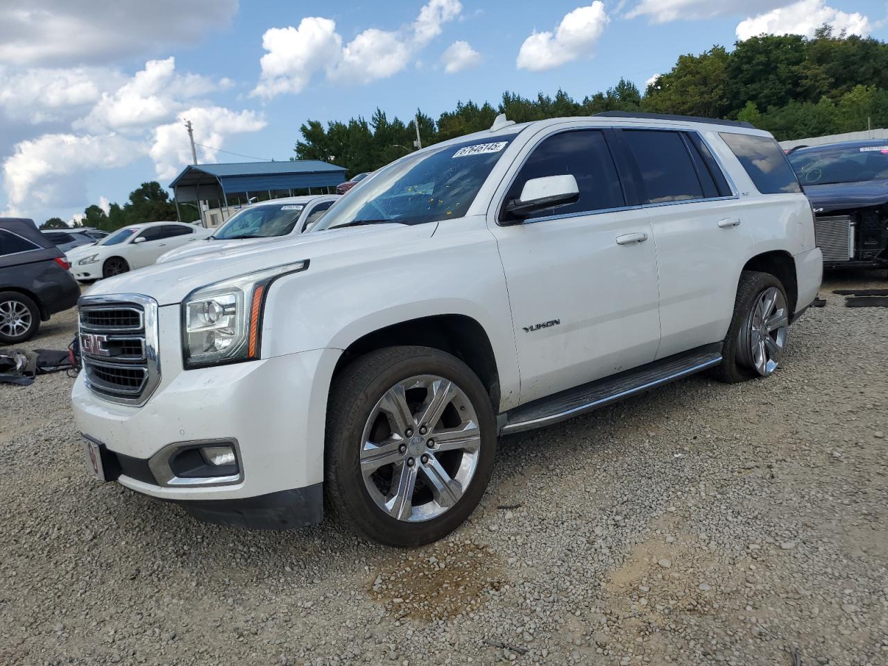 2016 GMC Yukon Slt white suv gas 1GKS2BKC9GR275978 photo #1