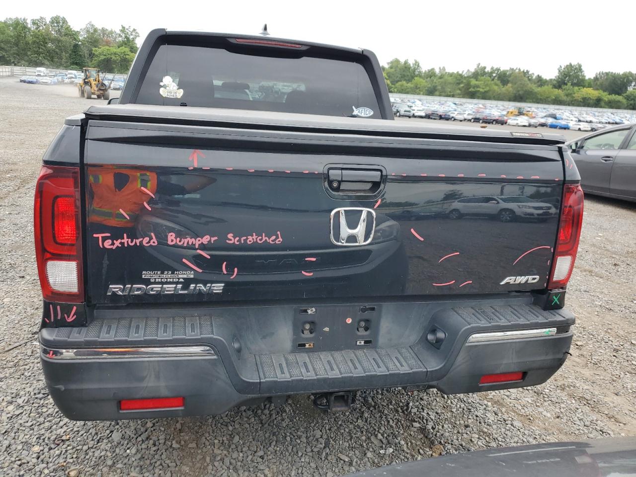 2017 Honda Ridgeline Rtl VIN: 5FPYK3F54HB013968 Lot: 69317495