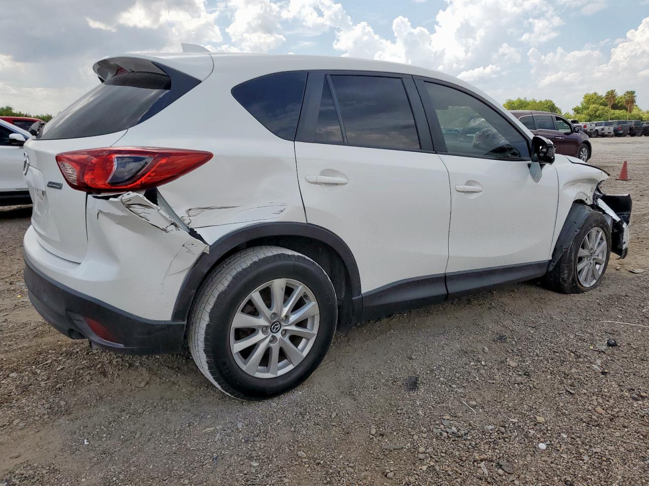 2014 Mazda Cx-5 Touring white null gas JM3KE2CY6E0420884 photo #4