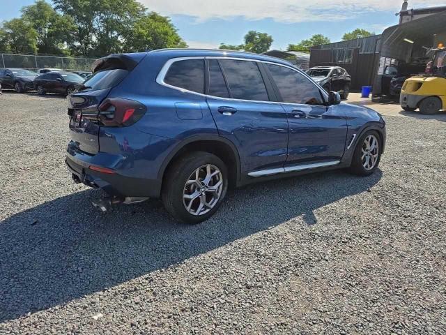  BMW X3 2022 Синий