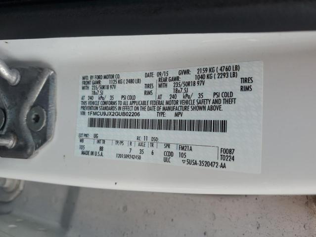 2016 FORD ESCAPE TITANIUM  