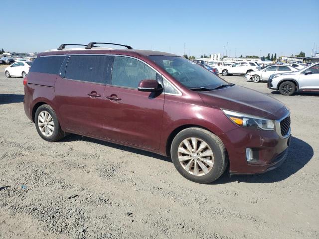 Minivans KIA All Models 2017 Burgundy