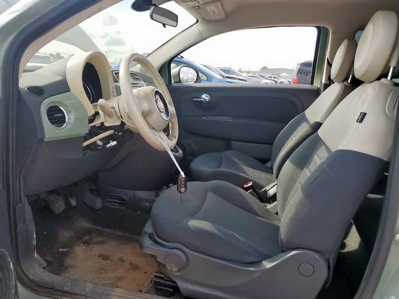  FIAT 500 2015 Green