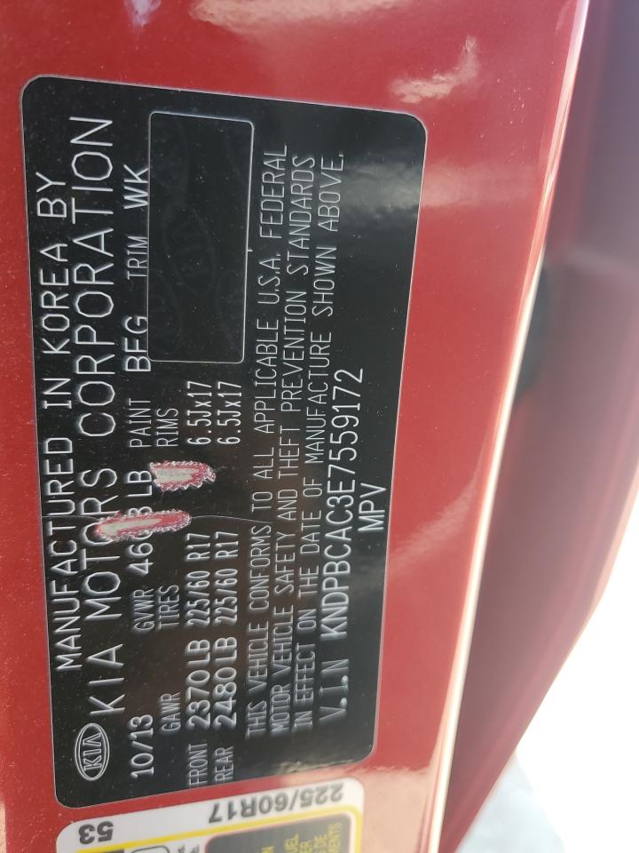 2014 Kia Sportage Lx VIN: KNDPBCAC3E7559172 Lot: 68642965