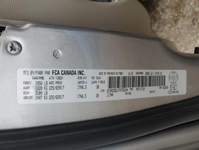 2015 DODGE GRAND CARAVAN SE  