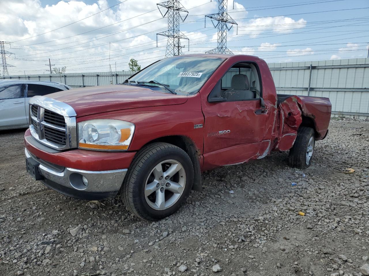 2006 Dodge Ram 1500 St red null gasoline 1D7HA16276J112110 photo #1