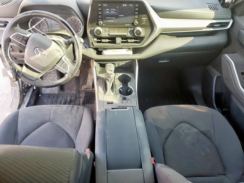  TOYOTA HIGHLANDER 2022 Czarny