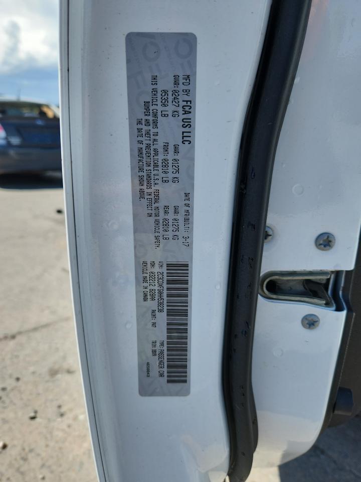 2017 Dodge Charger Se VIN: 2C3CDXFG0HH538238 Lot: 69303405