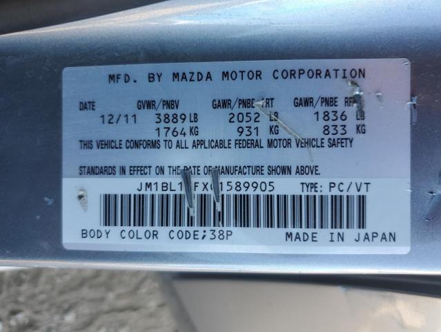 2012 MAZDA 3 I  