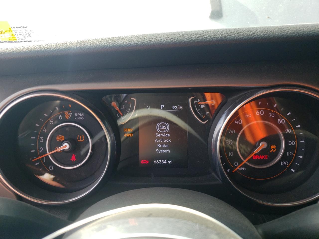 2020 Jeep Gladiator Sport VIN: 1C6JJTAG7LL126168 Lot: 66699475