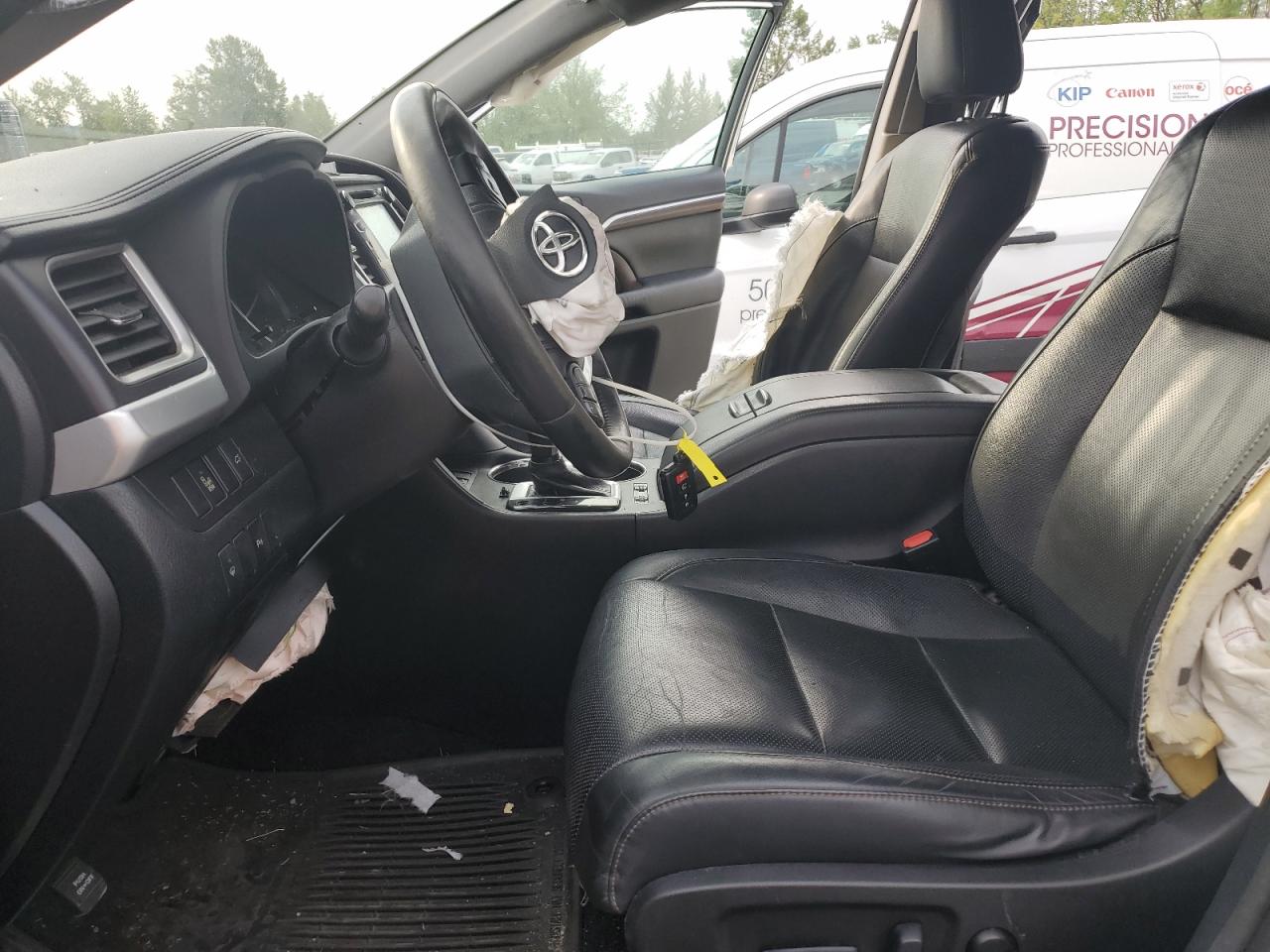 2015 Toyota Highlander Limited VIN: 5TDDKRFH1FS112051 Lot: 70652875