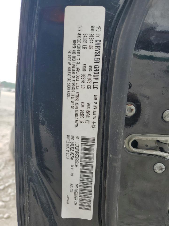 2013 Dodge Dart Sxt VIN: 1C3CDFBA5DD295190 Lot: 67487345