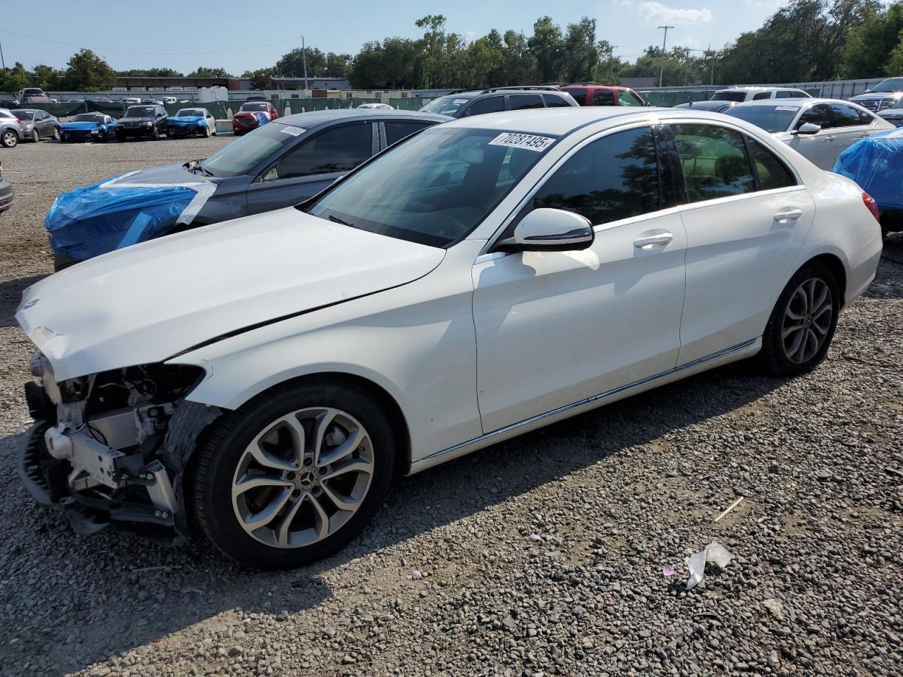 2017 Mercedes-Benz C 300 white null gas 55SWF4JBXHU226123 photo #1