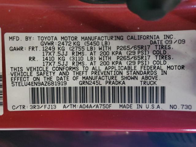 2010 TOYOTA TACOMA DOUBLE CAB  